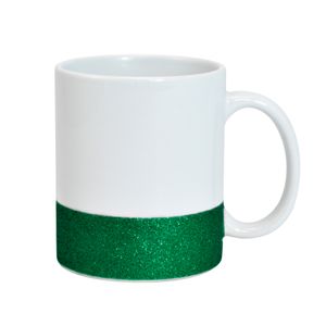 Caneca-para-Sublimacao-de-Ceramica-Base-Glitter-verde-Importada
