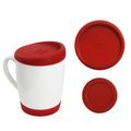 Kit-Tampa-e-Base-de-Silicone-para-Canecas-300ml-Vermelho