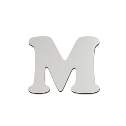 Letra de MDF Texturizado Brilho 3mm x 10cm de Altura - L - socd-mob