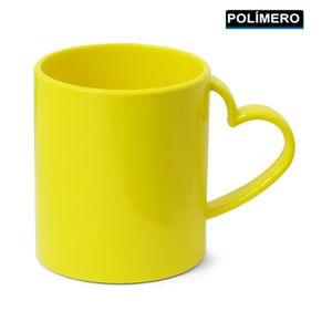 Caneca-para-Sublimacao-de-Plastico-Amarela-Alca-Love-120grs-325m