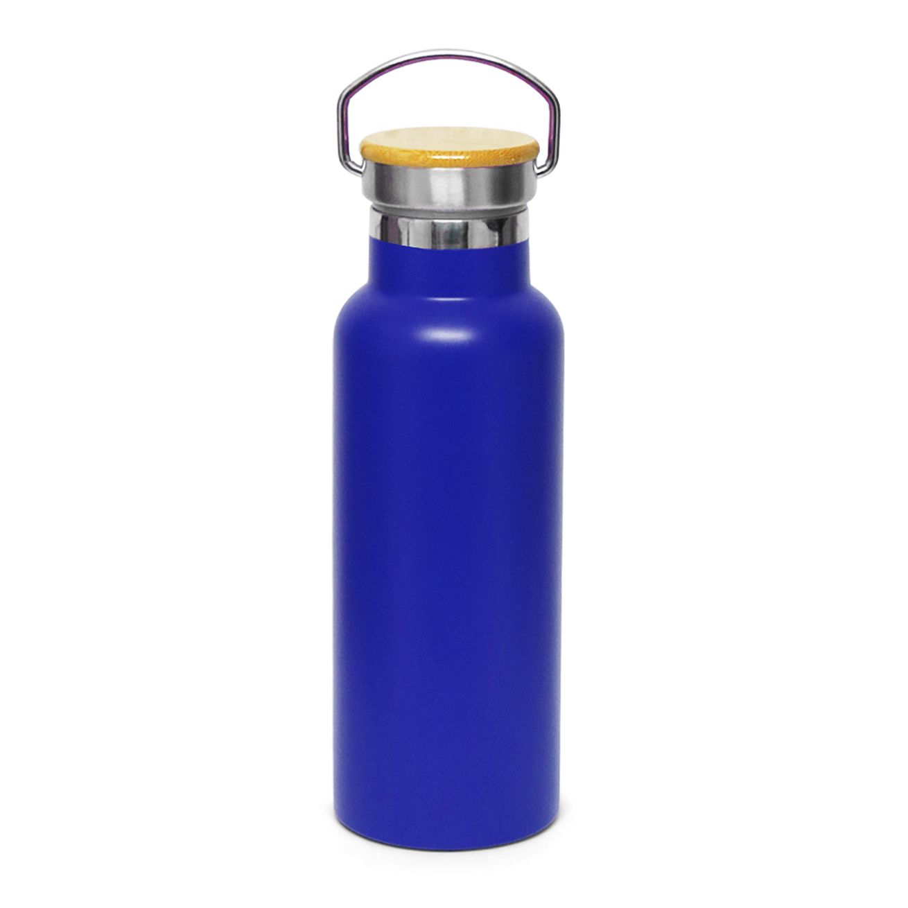 Garrafa Térmica para Sublimação em Aço Inox Azul com Parede Dupla - 500ml -  socd-mob