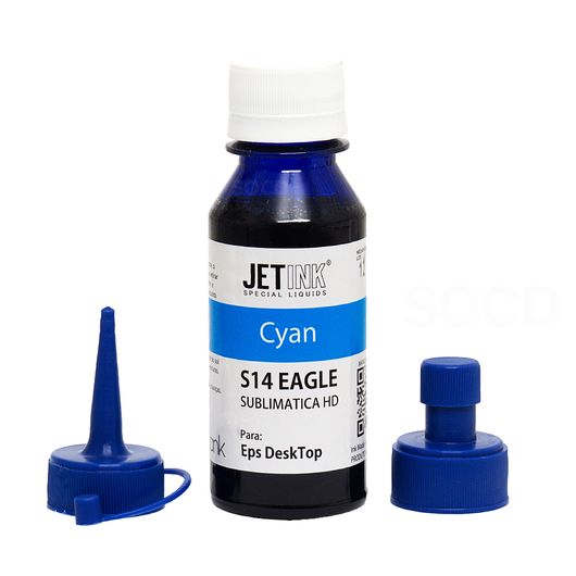 Tinta-para-Sublimacao-Jet-Ink-HD-S14-EAGLE-Ciano-100ml